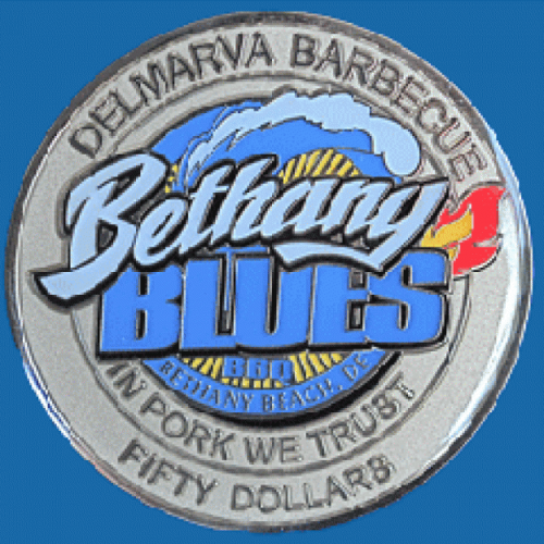 Bethany Blues Commemorative $50 Gift Coin